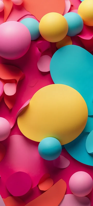 Joyful Abstract 3D Background