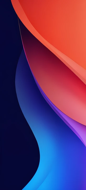 Chromatic Abstract Art iPhone Screen