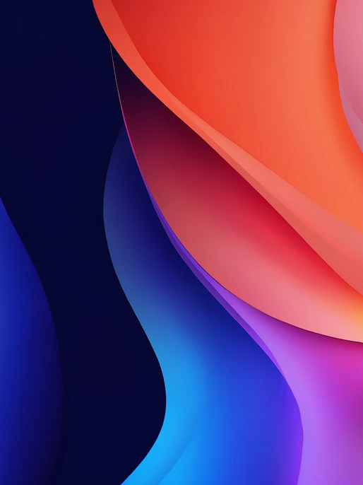 Chromatic Abstract Art iPhone Screen