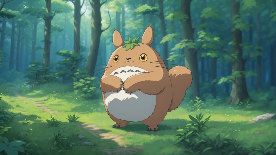 Kawaii Totoro Wallpaper