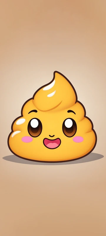 Kawaii Poo Wallpaper