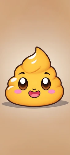 Kawaii Poo Wallpaper