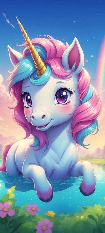 Rainbow Unicorn Wallpaper