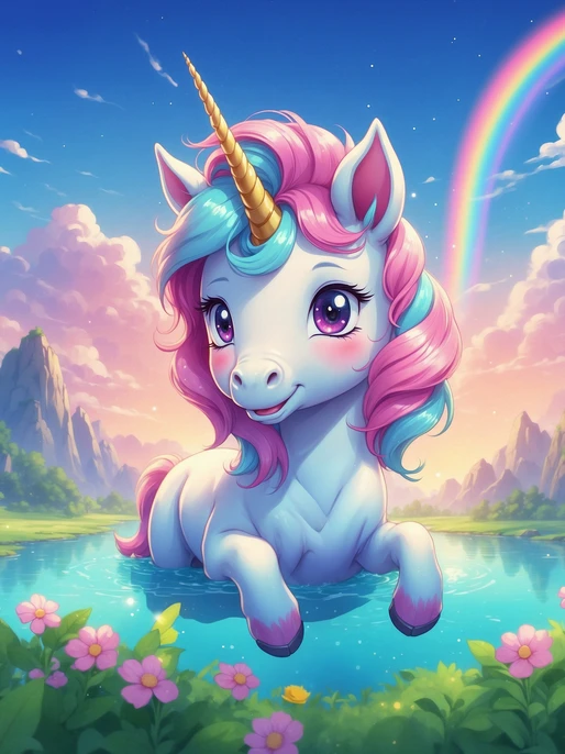 Rainbow Unicorn Wallpaper