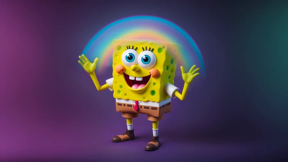 Rainbow Spongebob Meme