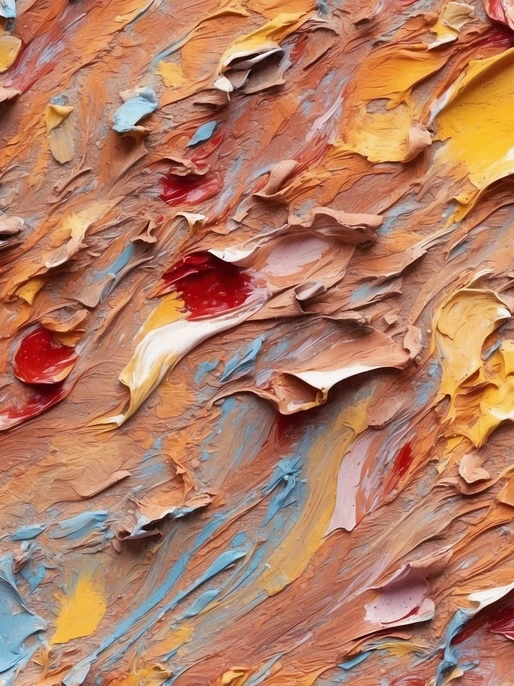 Mixed Oil Paint Background