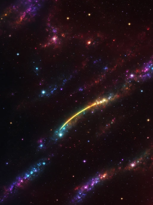 Galaxy Rainbow Screen Image