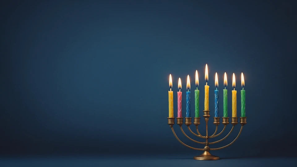 Hanukkah Candles Wallpaper