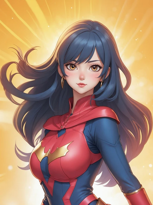 Stylish Superhero Anime Girl