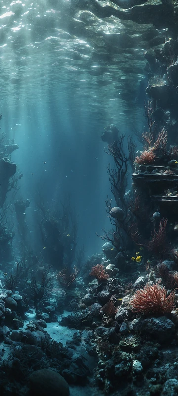 Deep Sea Abyss Background