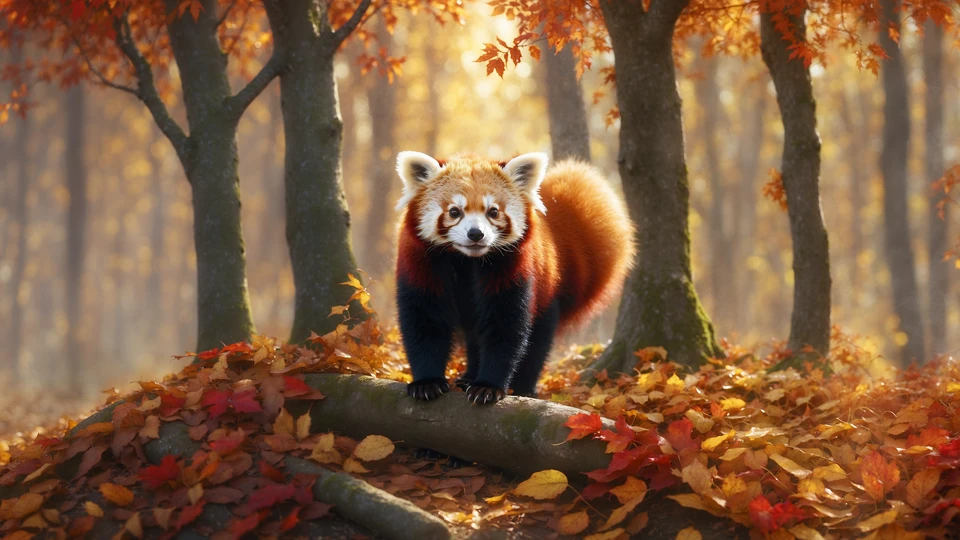 Red Panda Forest Image