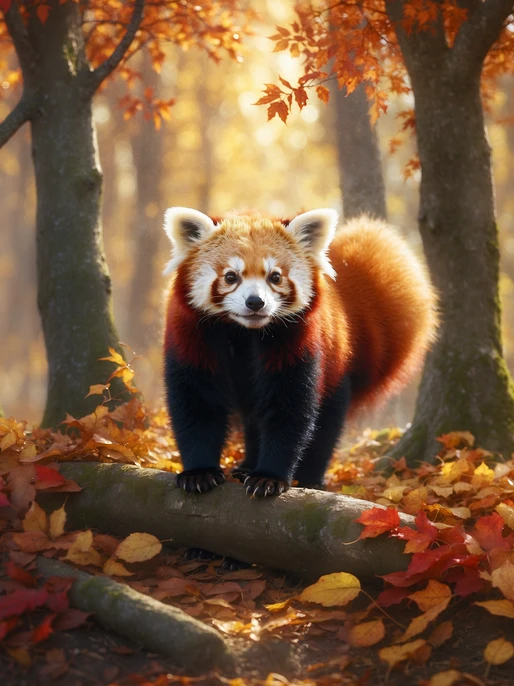 Red Panda Forest Image