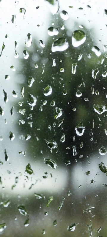 Raindrops on a Glass Wallpaper