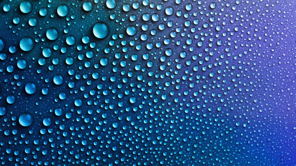 Macro Water Droplets Background