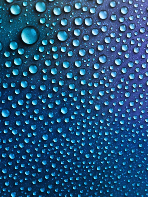 Macro Water Droplets Background