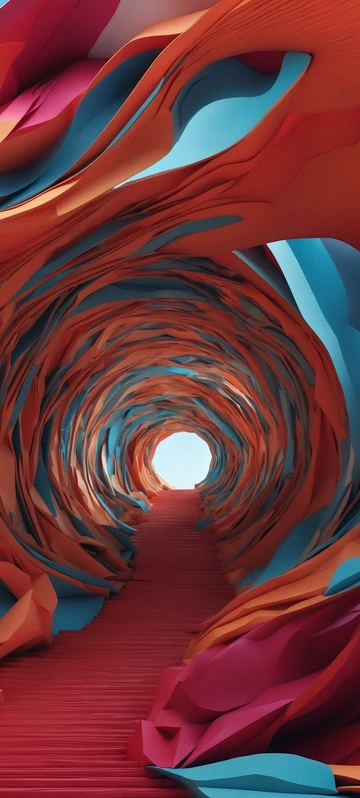 Abstract Vortex Background Wallpaper