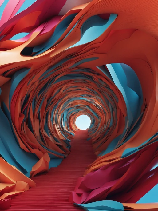Abstract Vortex Background Wallpaper