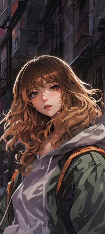 Urban Girl Anime Background