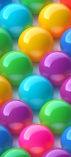 Glass Balls Wallpaper