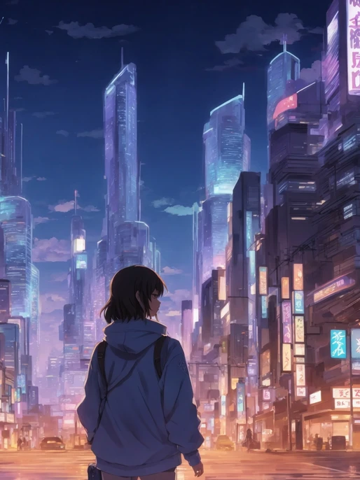 Futuristic City Anime Nights