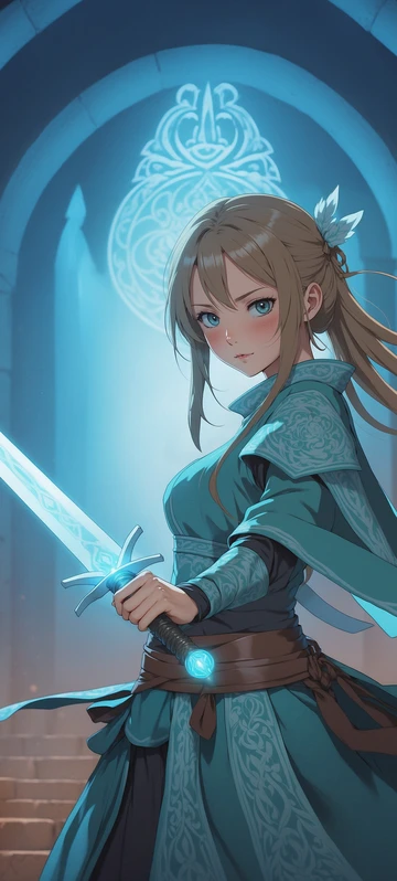 Dungeon Magic Girl with a Sword