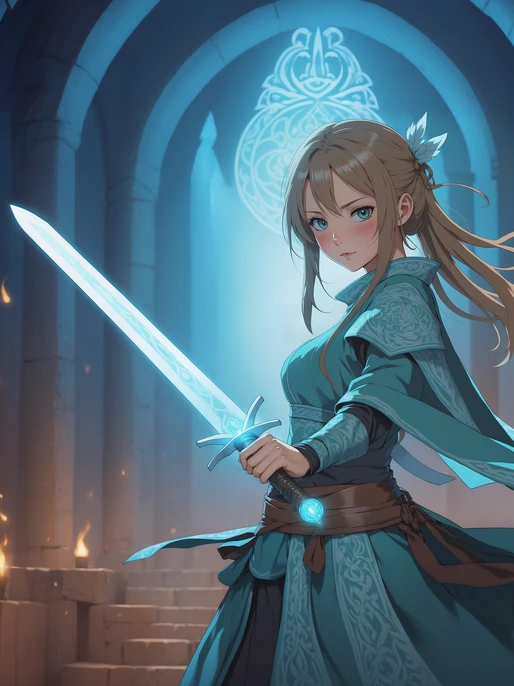 Dungeon Magic Girl with a Sword