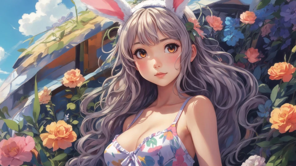 Ghibli Bunny Girl