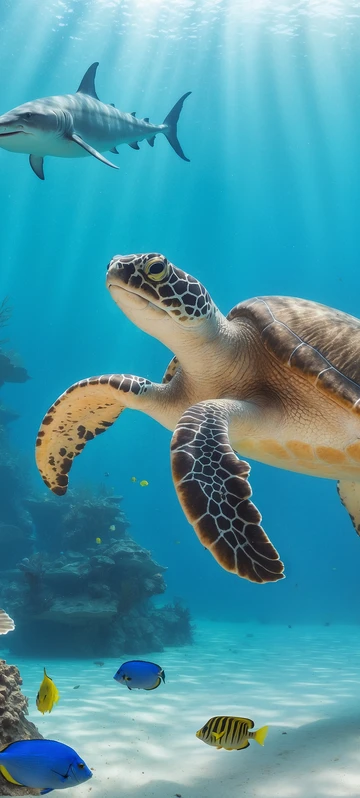 Vivid Underwater Paradise Wallpaper