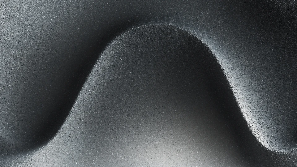 Monochrome Glitter Dune iOS Style