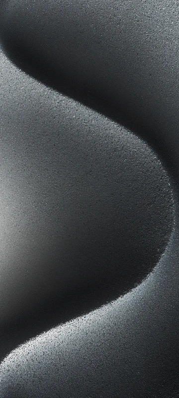 Monochrome Glitter Dune iOS Style