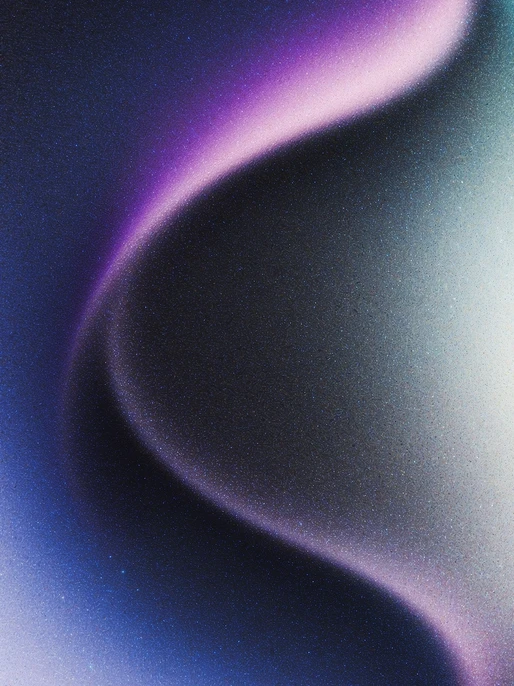 Quantum Glitter Wave Art