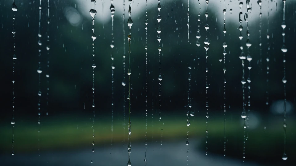 Raindrop Glass Wallpaper Background