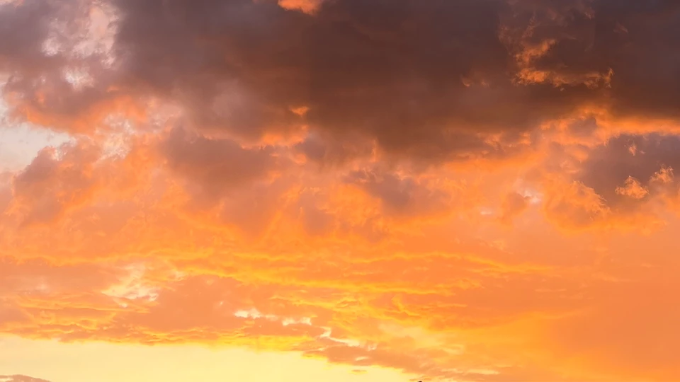 Orange Sky Wallpaper