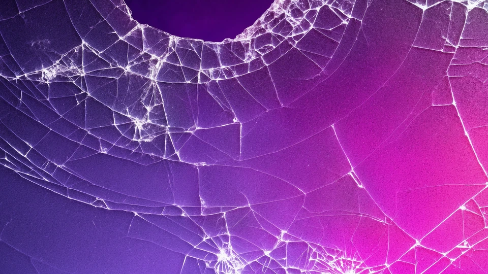 Shattered Glass Overlay Art