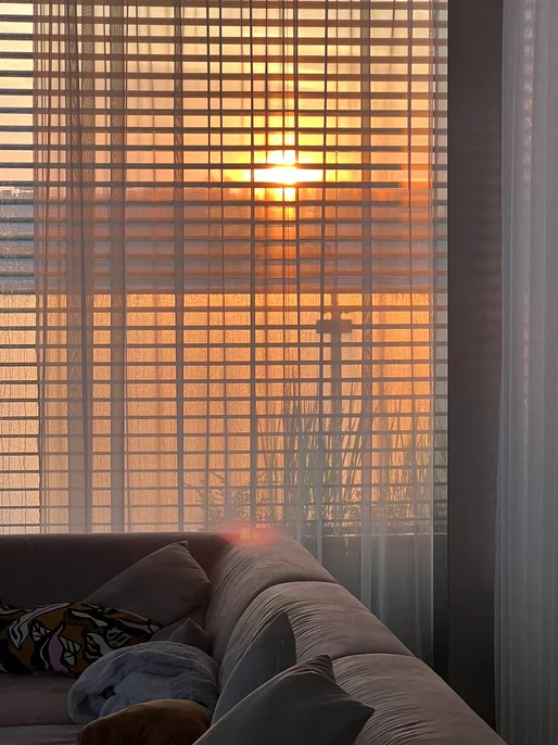 Sunset Grid Wallpaper
