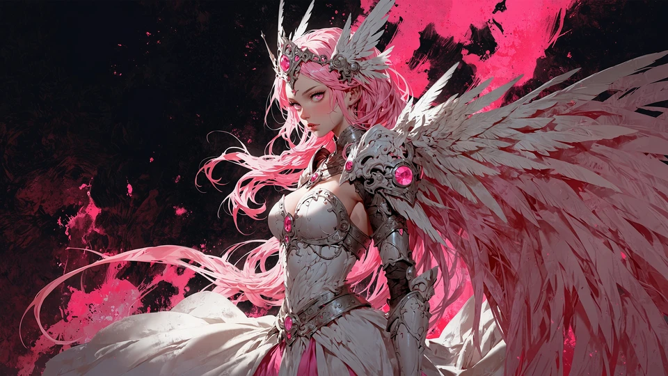 Pink Warrior Princess Wallpaper