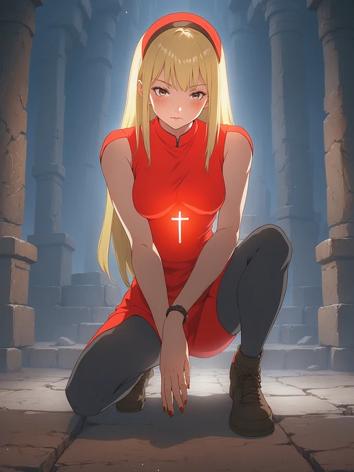 Spiritual Anime Woman Background