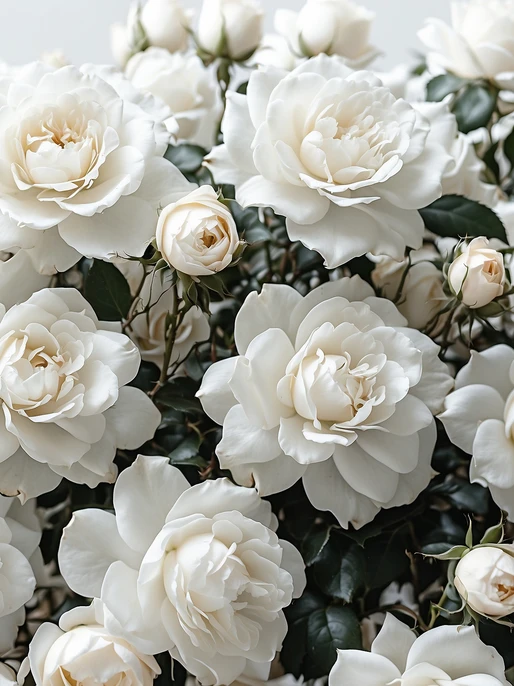 White Roses Aesthetic Wallpaper