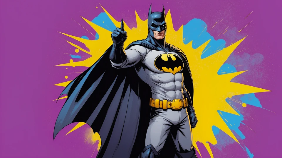 Batman Pointing Finger Image