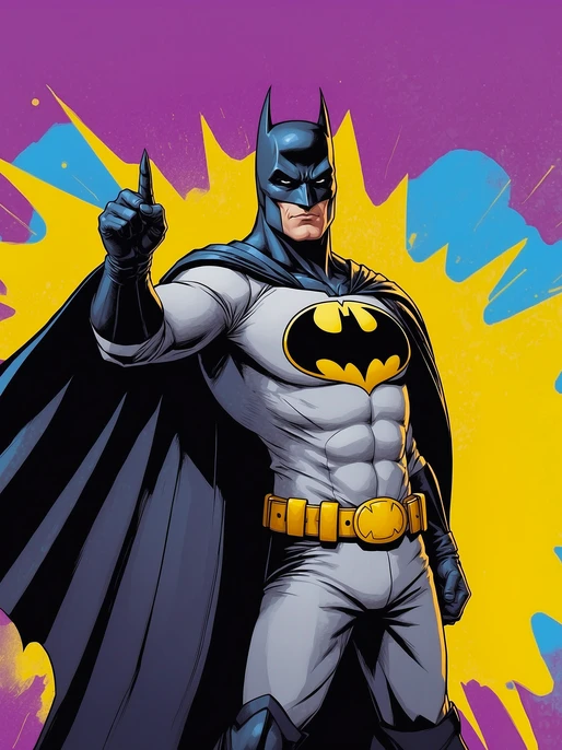 Batman Pointing Finger Image