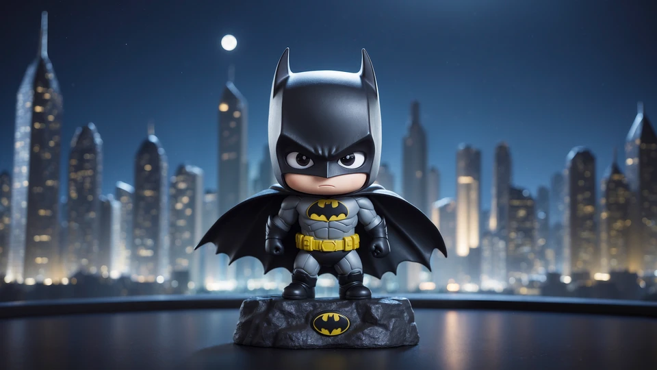 Chibi Batman City Background