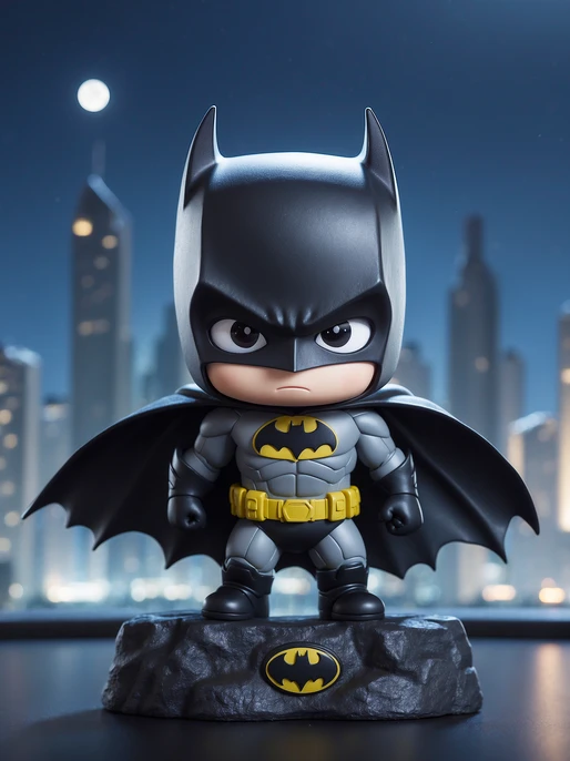 Chibi Batman City Background