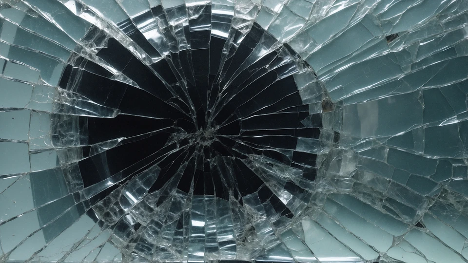 LCD Screen Cracked Glass Effect