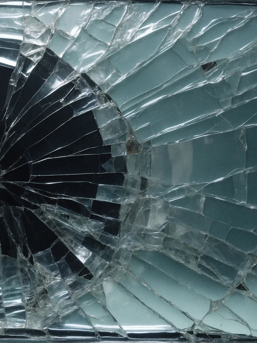 LCD Screen Cracked Glass Effect