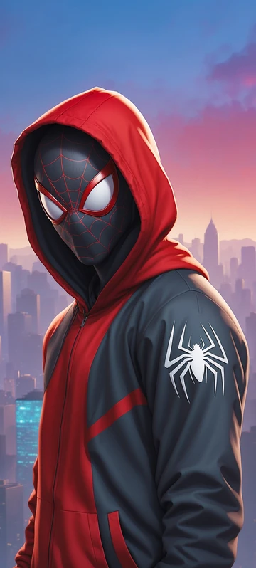 Miles Morales Spider Verse Background