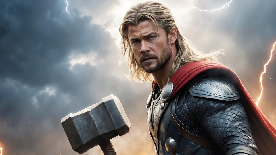 Chris Hemsworth Thor Background