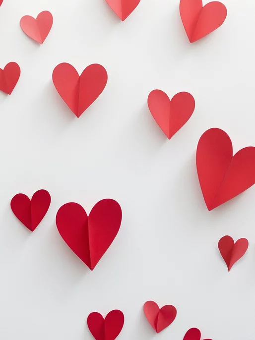 Heart Cascade Wallpaper