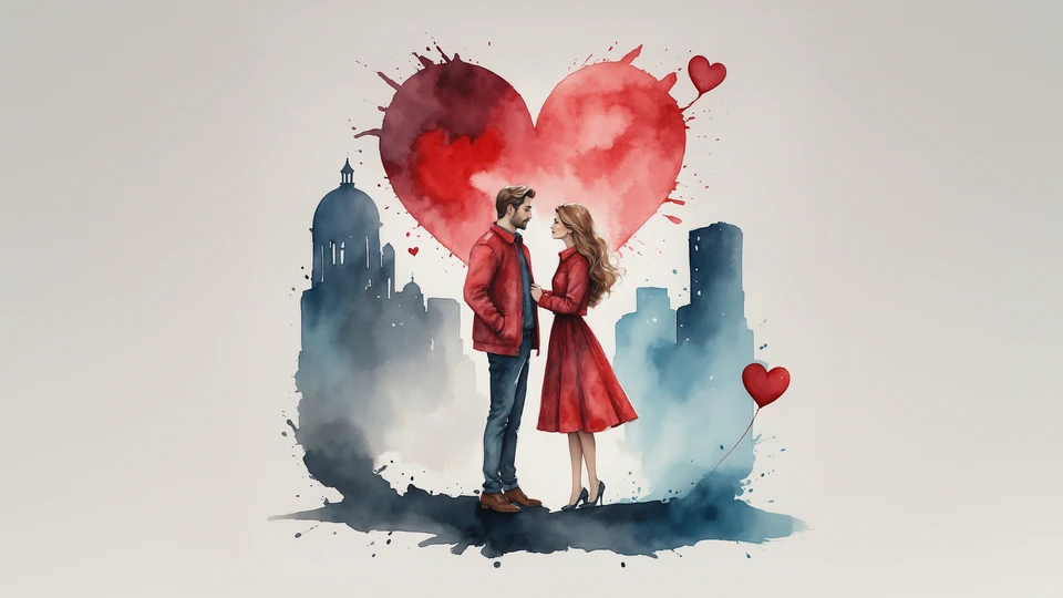 Romantic Watercolor Background