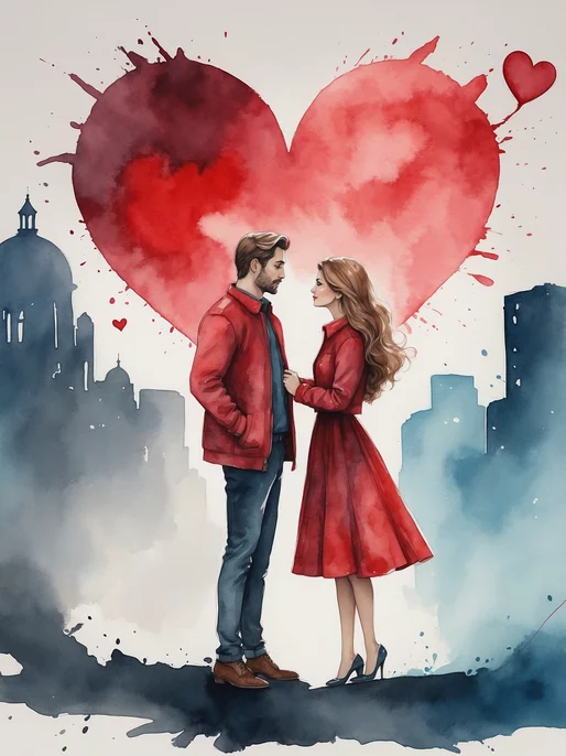 Romantic Watercolor Background