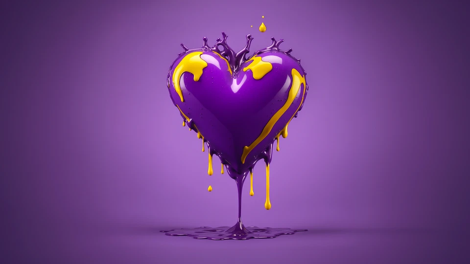 Liquid Love Heart Scene